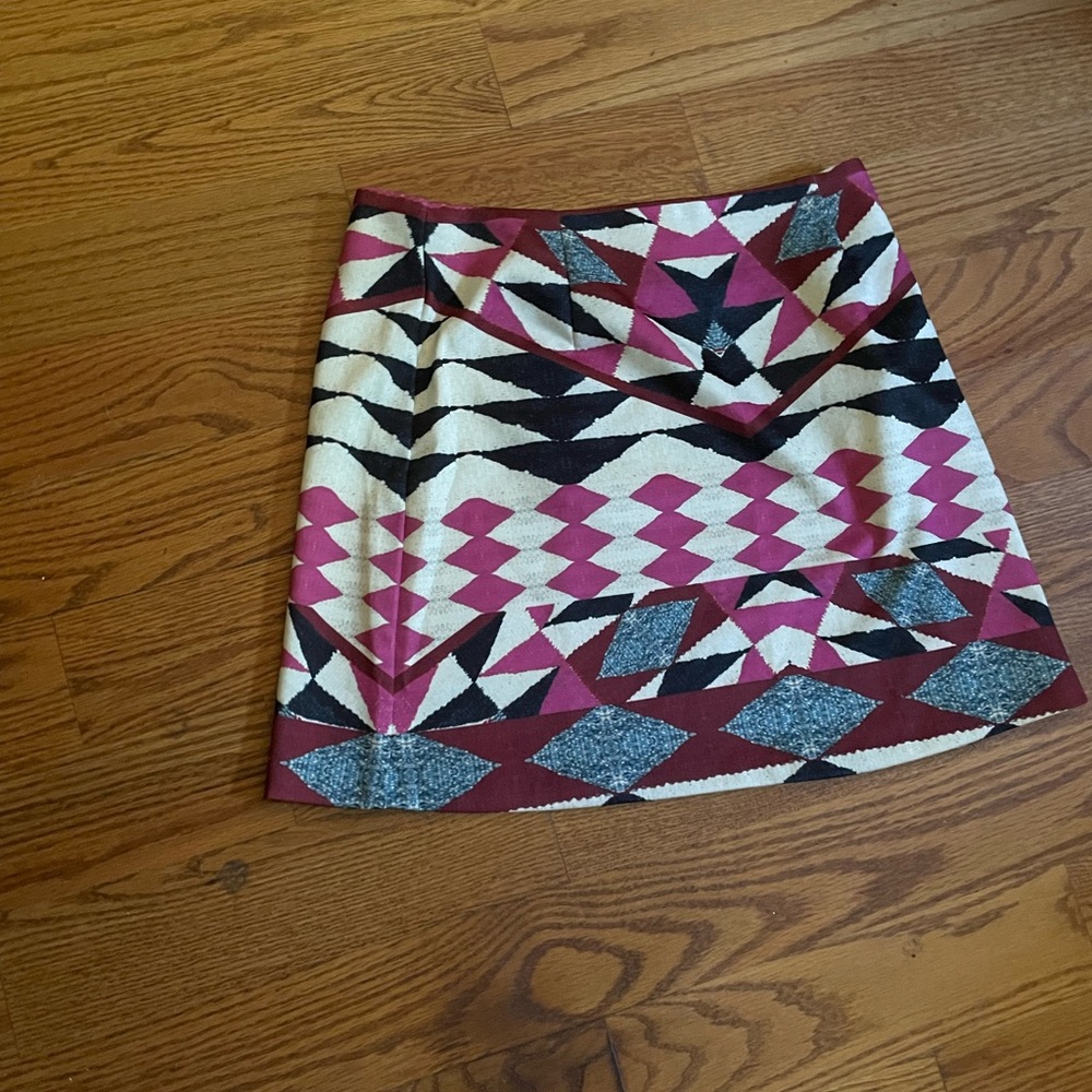 Mink pink geometric skirt